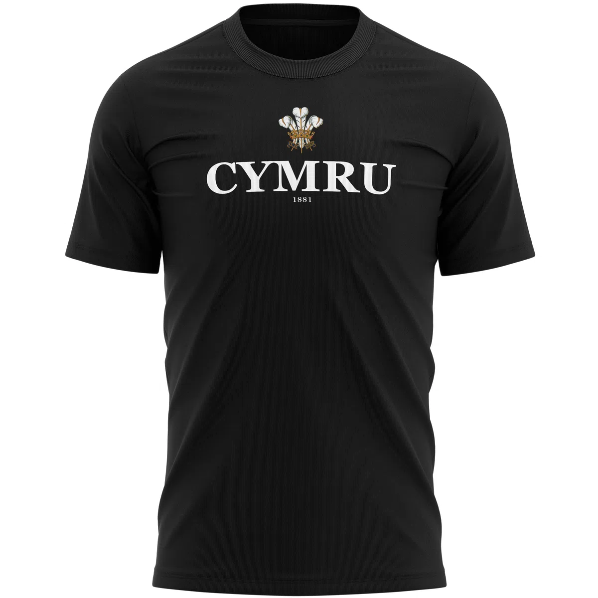 Cymru - Maglietta da uomo, da rugby, motivo: Principe di Galles Nazioni Galles