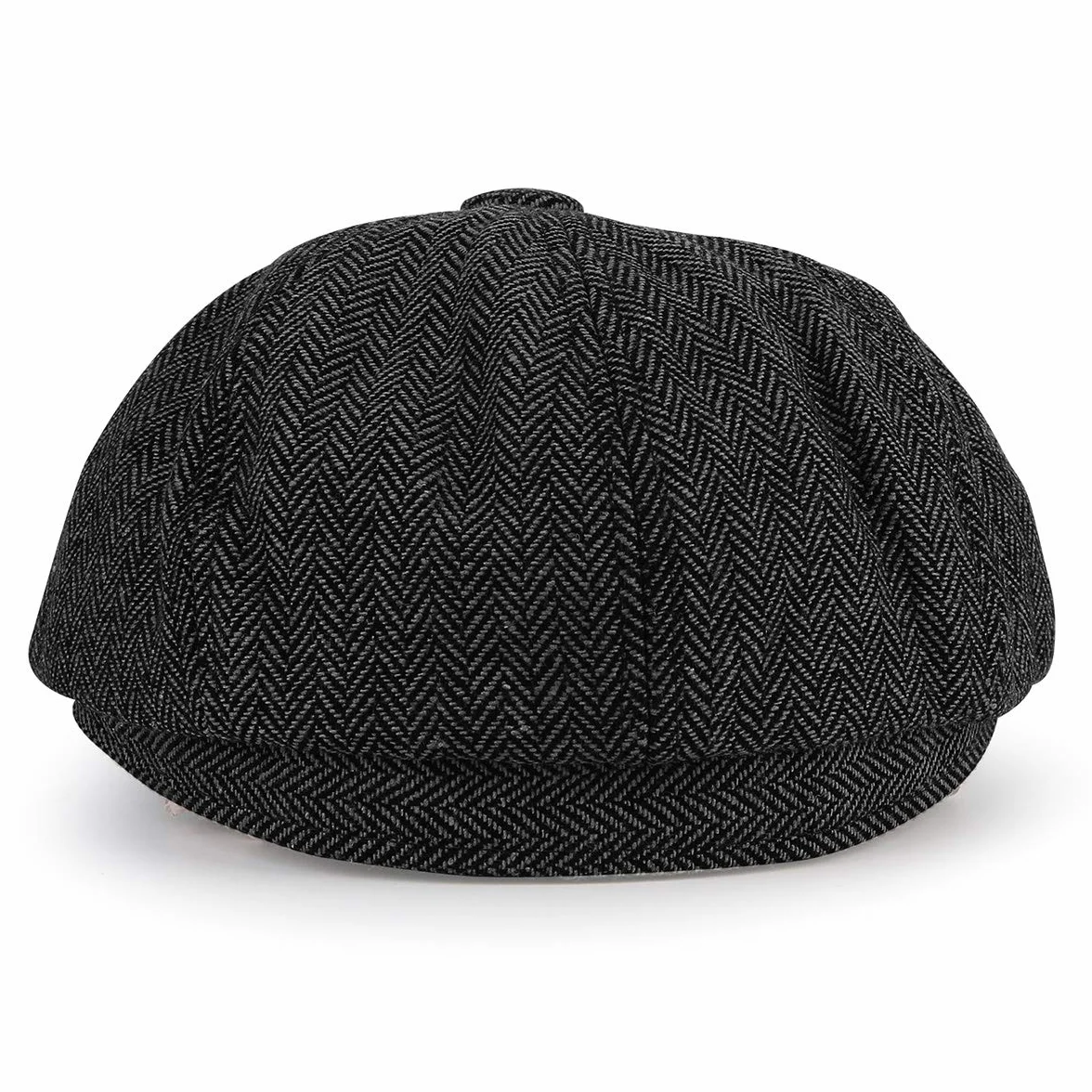 Newsboy cap Coppola Uomo - Berretto a 8 Spicchi Piatto Berretto Lana Uomo 56-62 cm - Peaky Irish Gatsby Wool Felt Ivy cap