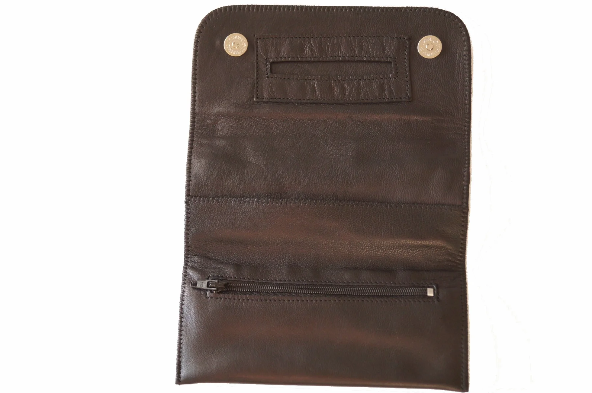 GERMANUS Astuccio Porta Tabacco - Made in EU - Vera Pelle, Ferruginus