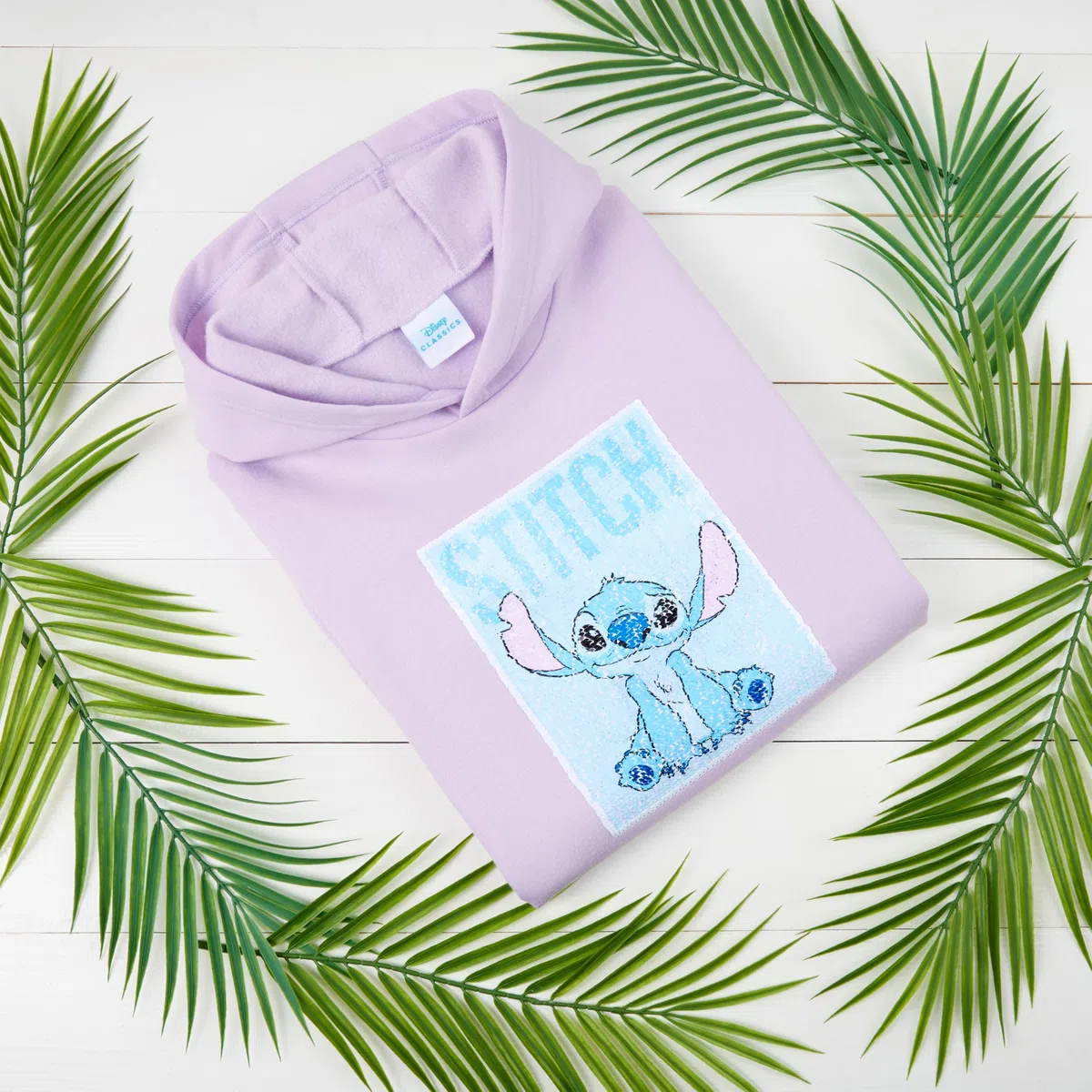 Disney Stitch Felpa con Cappuccio per Ragazza Adolescenti, Morbida Abbigliamento Paillettes Reversibili Felpe Ragazzo, Idee Regalo Bambini
