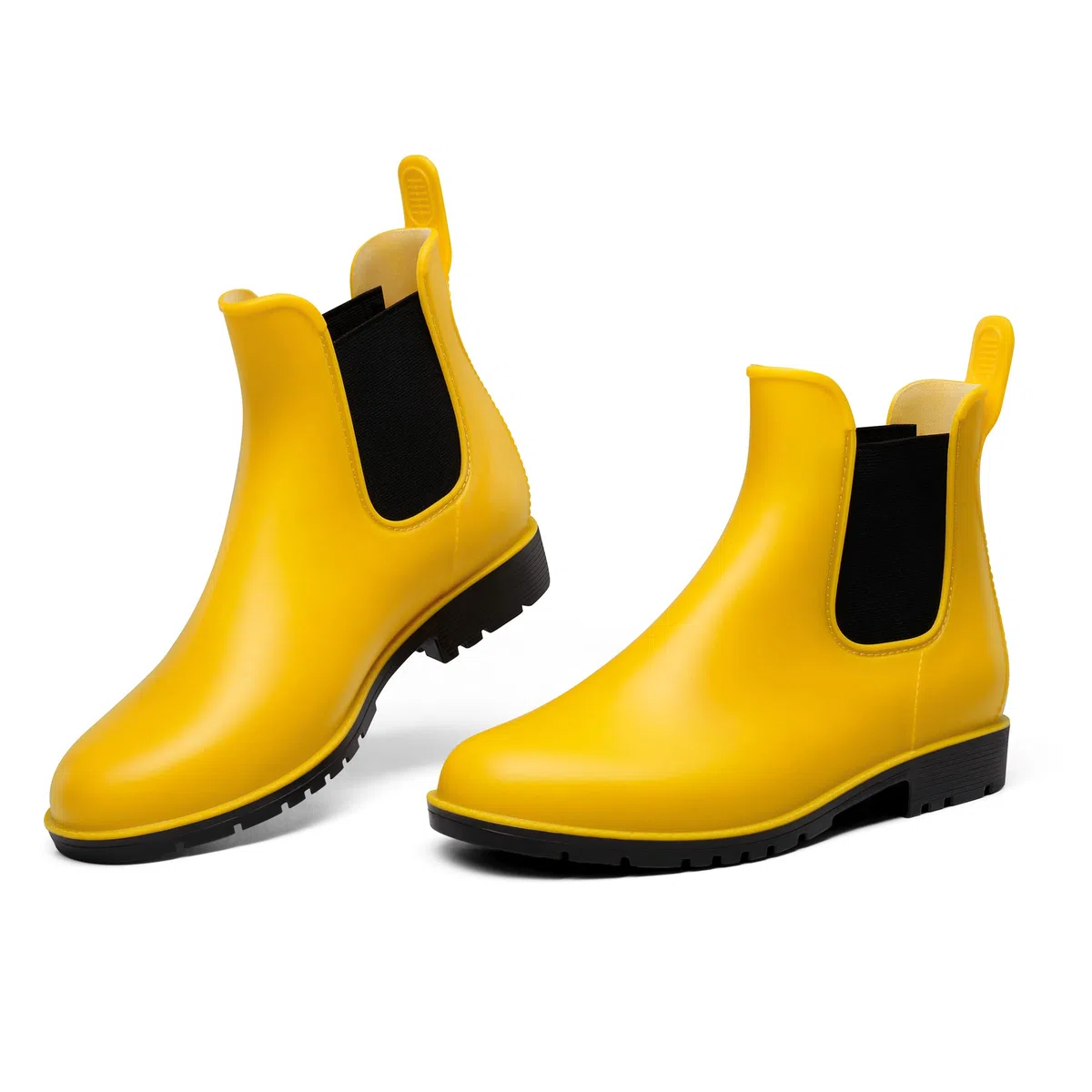 DREAM PAIRS Stivali da Pioggia Donna Chelsea Wellington Rain boots Impermeabili Stivaletti Elastico Outdoor Ankle Boot