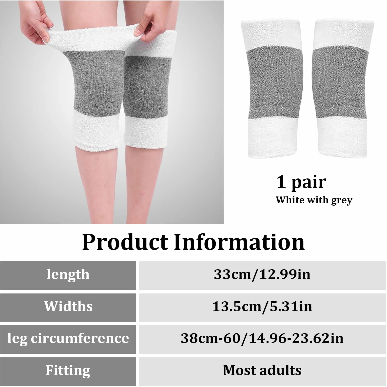 Ginocchiere Termiche Invernali per Ginocchia 1 Paio Artritiche Supporto per Ginocchiere Invernali Caldo Scaldamuscoli Invernali Traspiranti per Sci Ciclismo Danza Corsa Artrite Tendinite Unisex