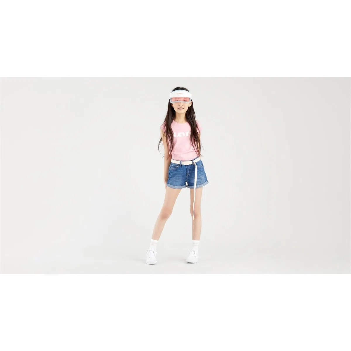 Levi'S Kids Girlfriend Short Bambine e Ragazze, 2-8 Anni