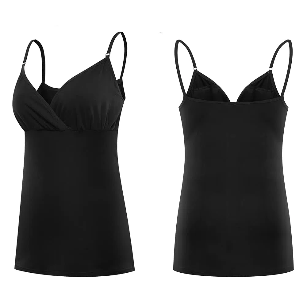 Donna Canotta Allattamento Canotta da Reggiseno Senza Cuciture per Allattamento Lingerie Gravidanza Top