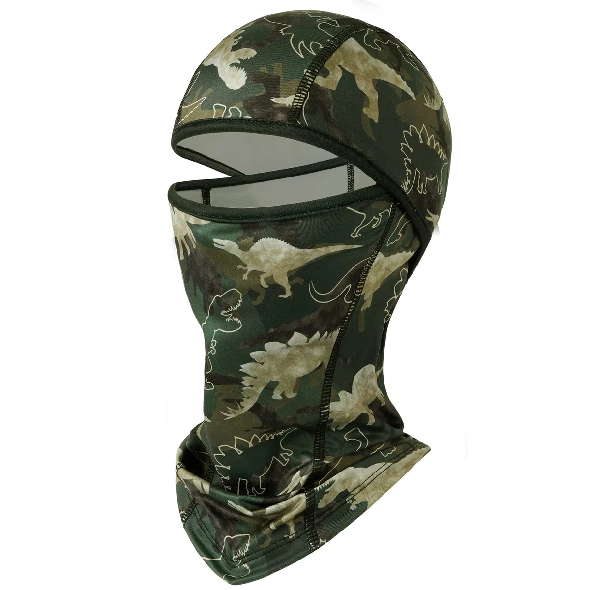 WAWSAM Passamontagna Bambino - Antivento Mask da Sci Cappello per Bambini Ragazzi 5-12 Anni Moto Bici Snowboard Ciclismo la Corsa Viso Collo Tenere Dinosauri Balaclava per Gli Sport all'Aria Aperta
