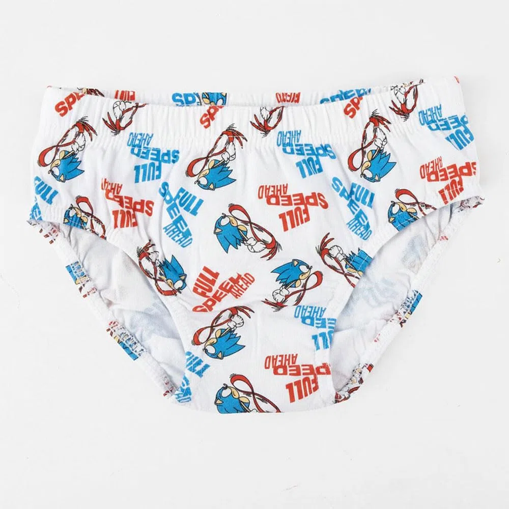 CERDÁ Life's Little Moments Pack Calzoncillos Single Jersey Neceser Sonic Niño – Pack Calzoncillos Single Jersey Neceser Sonic Boxer a Pantaloncino Unisex - Bambini e Ragazzi (Pacco da 6)