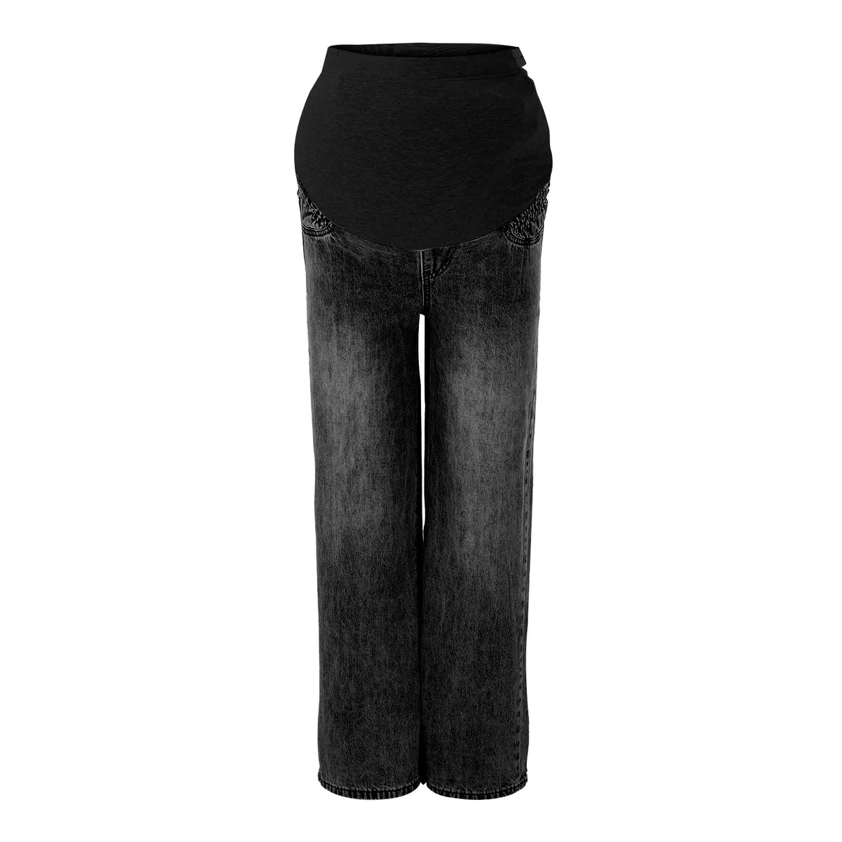 Jeans da donna in denim per gravidanza, jeans premaman da donna, pantaloni premaman