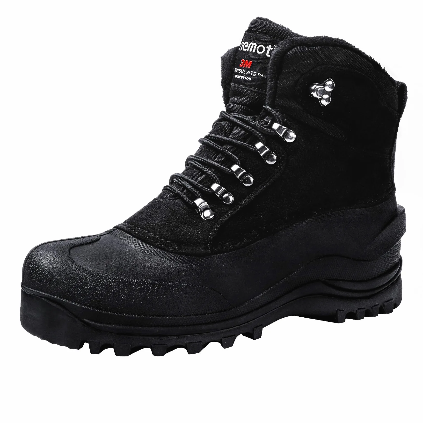 riemot Stivali Uomo Donna Invernali Scarpe Neve Stivaletti Foder Antiscivolo Caldo Imbottiti Trekking Boots EU 37-47
