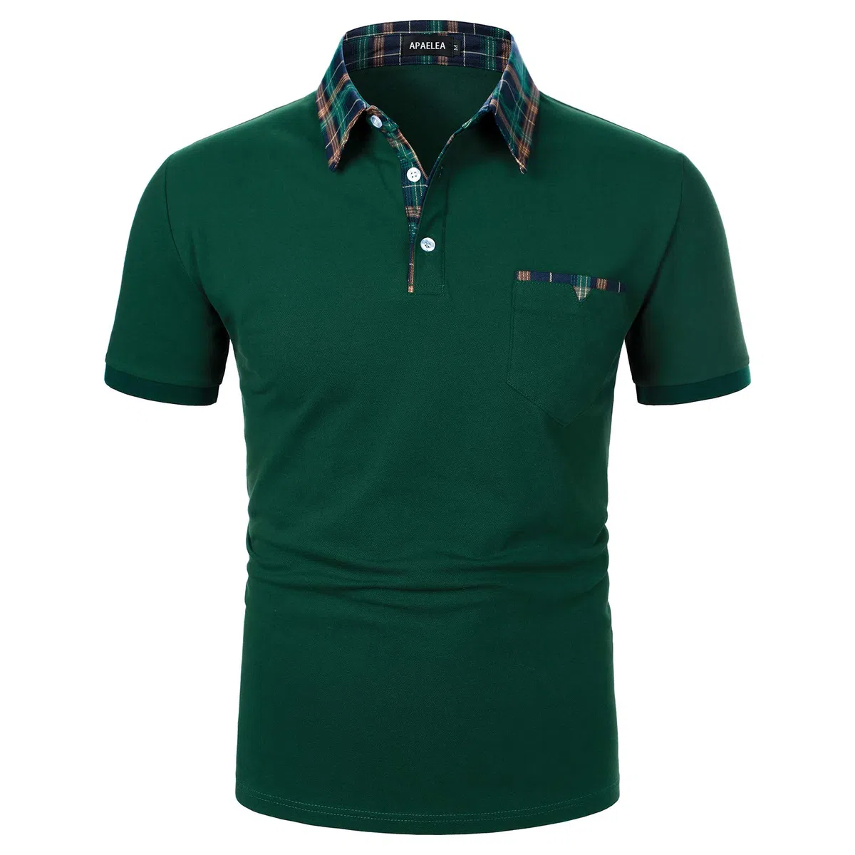 Polo Uomo Manica Corta Estivo T-Shirt da Golf a Contrasto Maglietta da Rugby
