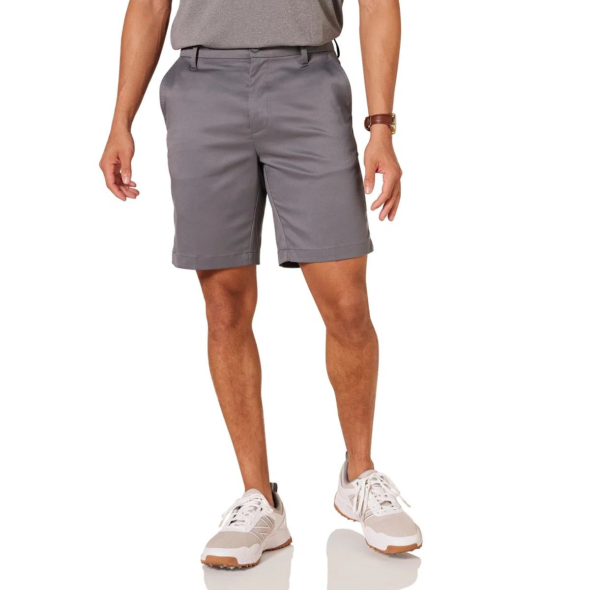 Amazon Essentials Pantaloncini da Golf Elasticizzati vestibilità Aderente Uomo