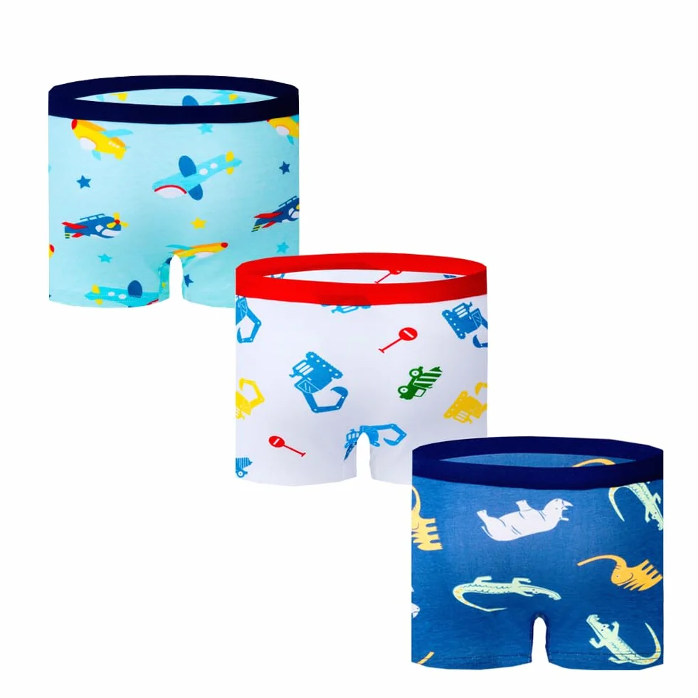 JackLoveBriefs 10 Pezzi Boxer Shorts Bambino 2-10 Anni