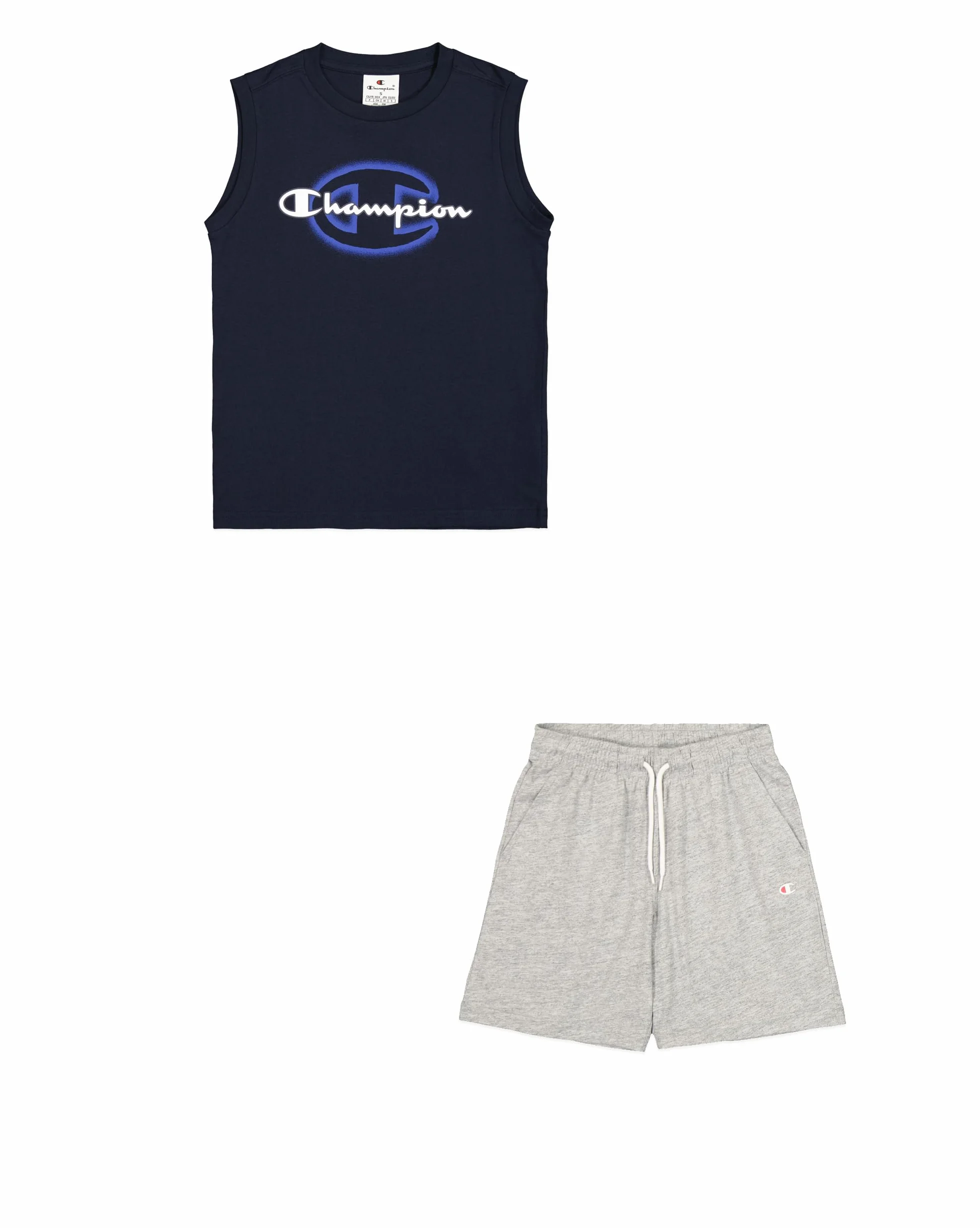 Champion Legacy Boy - Graphic Sleeveless Crewneck Set Set Bambini e ragazzi (Pacco da 2)