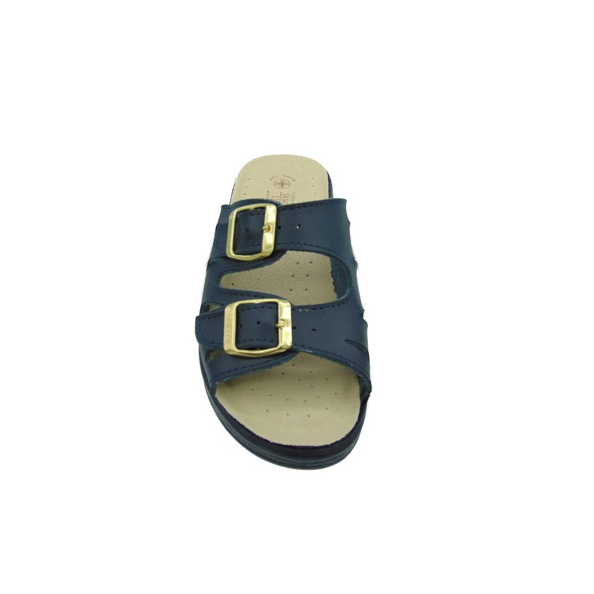 Ciabatta Sanitaria Donna con Doppia Fibbia Light Articolo 1364 Blu