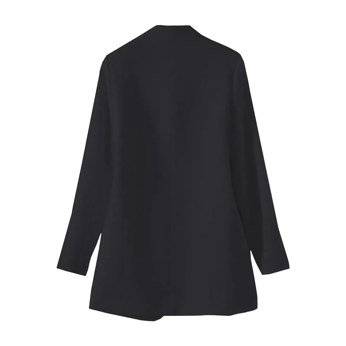 Generico da Donna per Lavoro Casual Aperto Davanti a Maniche Lunghe Cardigan Casual Professionale da Donna Tailleur Elegante Giacca Elegante a Maniche Lunghe Larghe Tinta Unita Giacca Ufficio