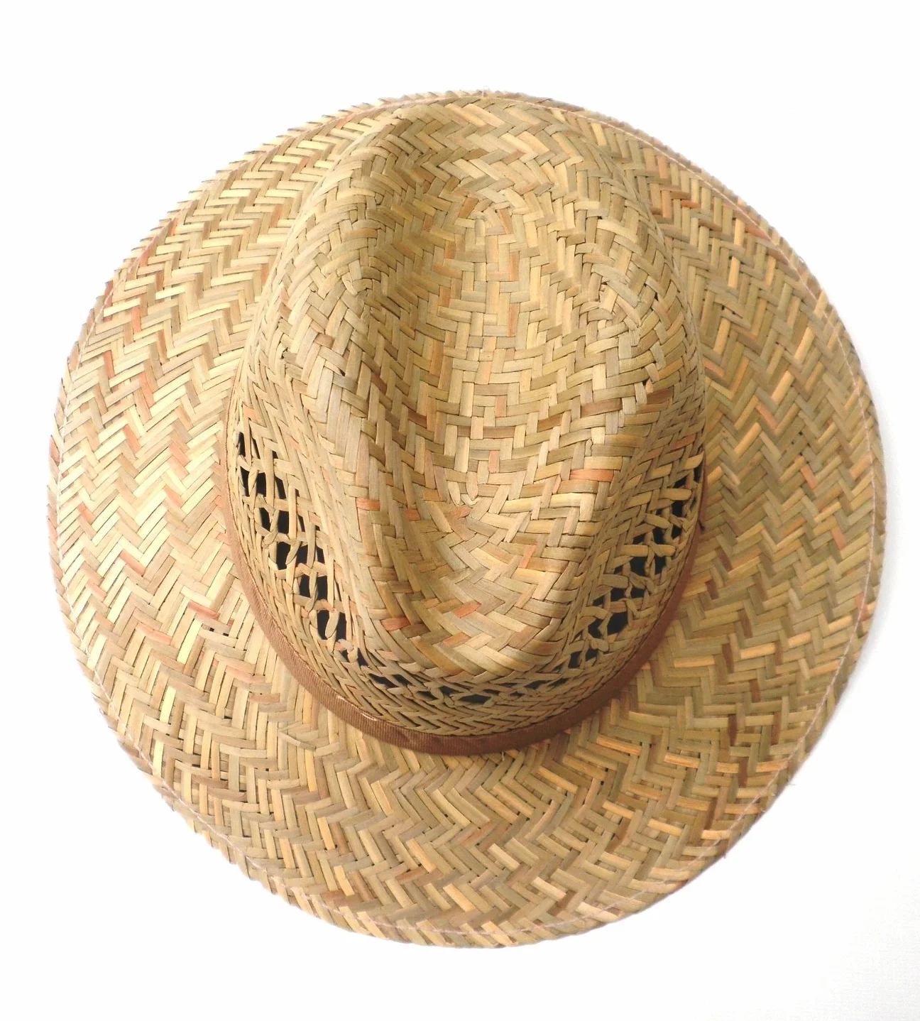 Cappello Di Paglia, Da Uomo/Donna, Taglia cappello 55 – 63 cm XXL, falda dritta