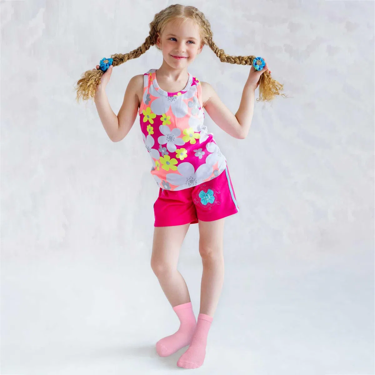 ZERULETS 24 paia di calzini per bambini e bambine, calzini da ginnastica per bambini, calzini sportivi da bambina, colore bianco, rosa, viola, giallo, per 1-13 anni