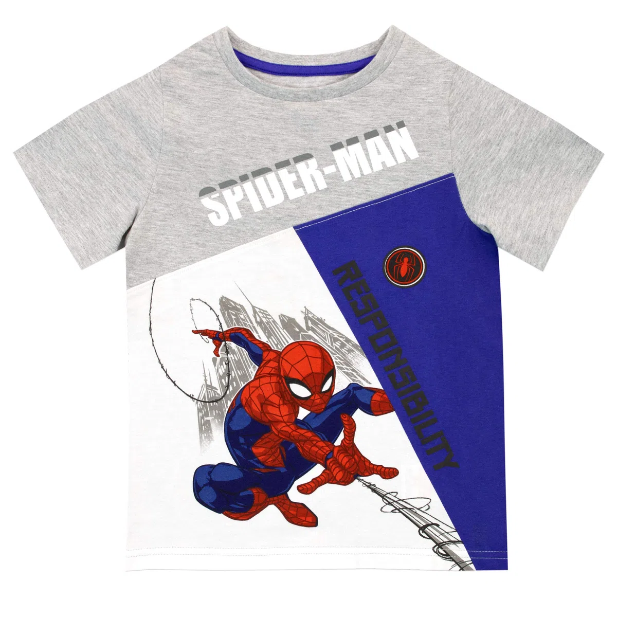 Marvel Maglietta e Pantaloncini per ragazzi Spiderman