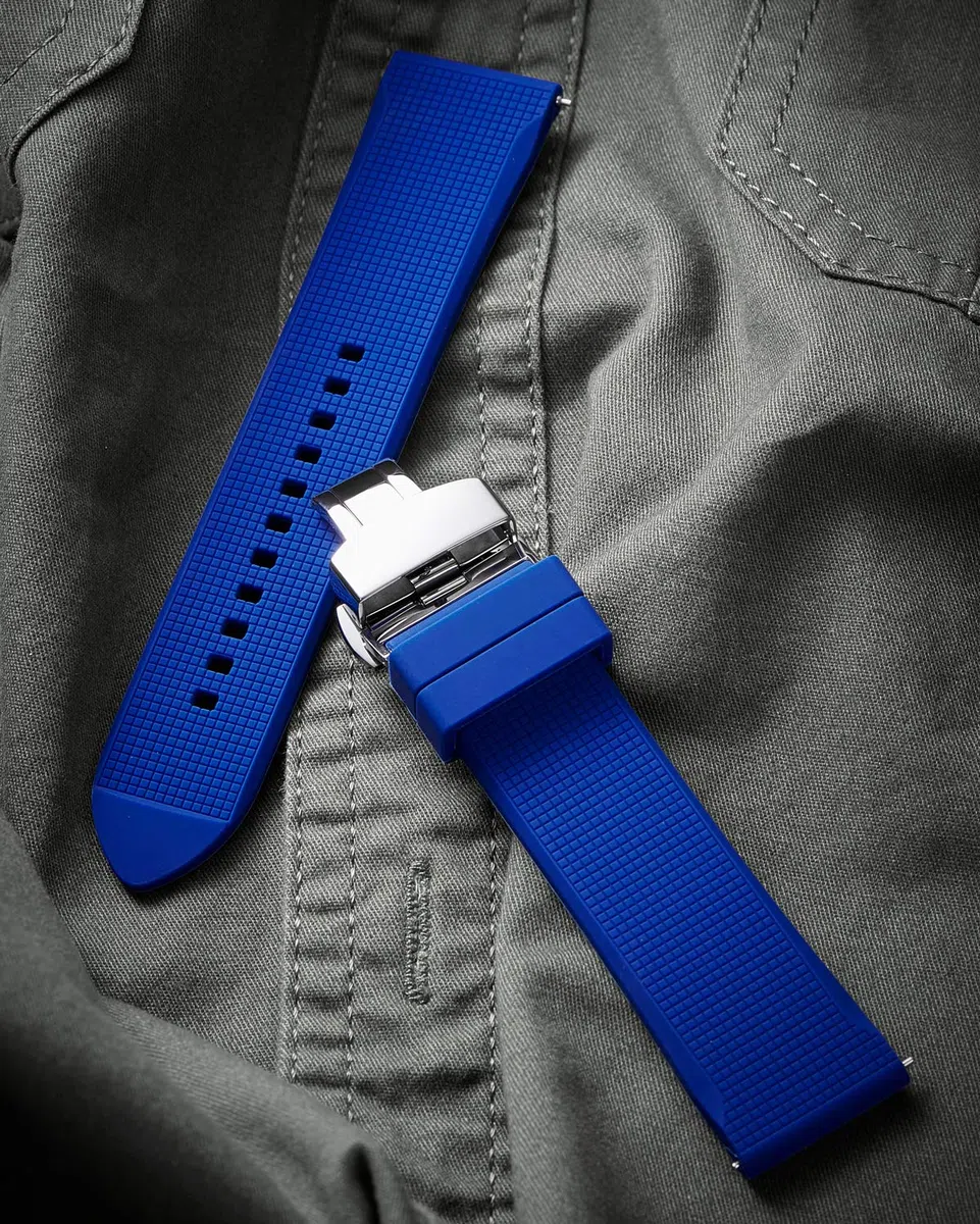 BINLUN Cinturini per Orologi in Silicone Cinturini di Ricambio per Smartwatches 18mm 19mm 20mm 21mm 22mm 24mm Cinturino in Gomma a Sgancio Rapido per Uomo e Donna con 8 Colori