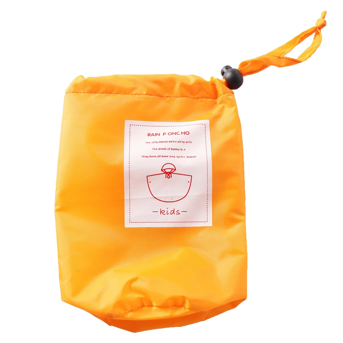 Poncho Antipioggia Bambino, Poncho Pioggia Bambina con Cappuccio e Bottoni Portatile