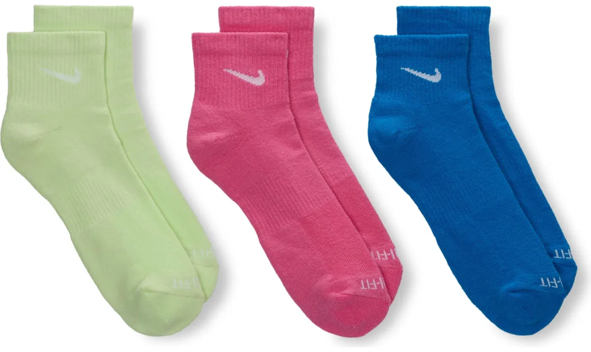 NIKE Everyday Plus Cushioned Socken (3 Paar) Calzini Unisex - Adulto