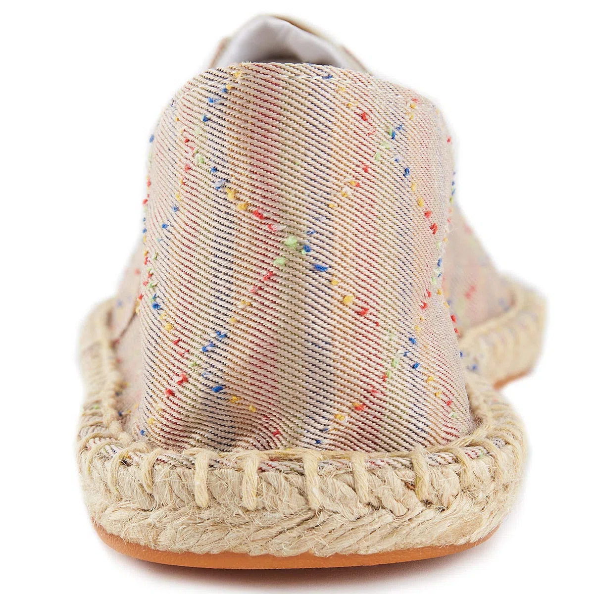 Uomo Piatte Tela Casual Slip On Quadri Espadrillas