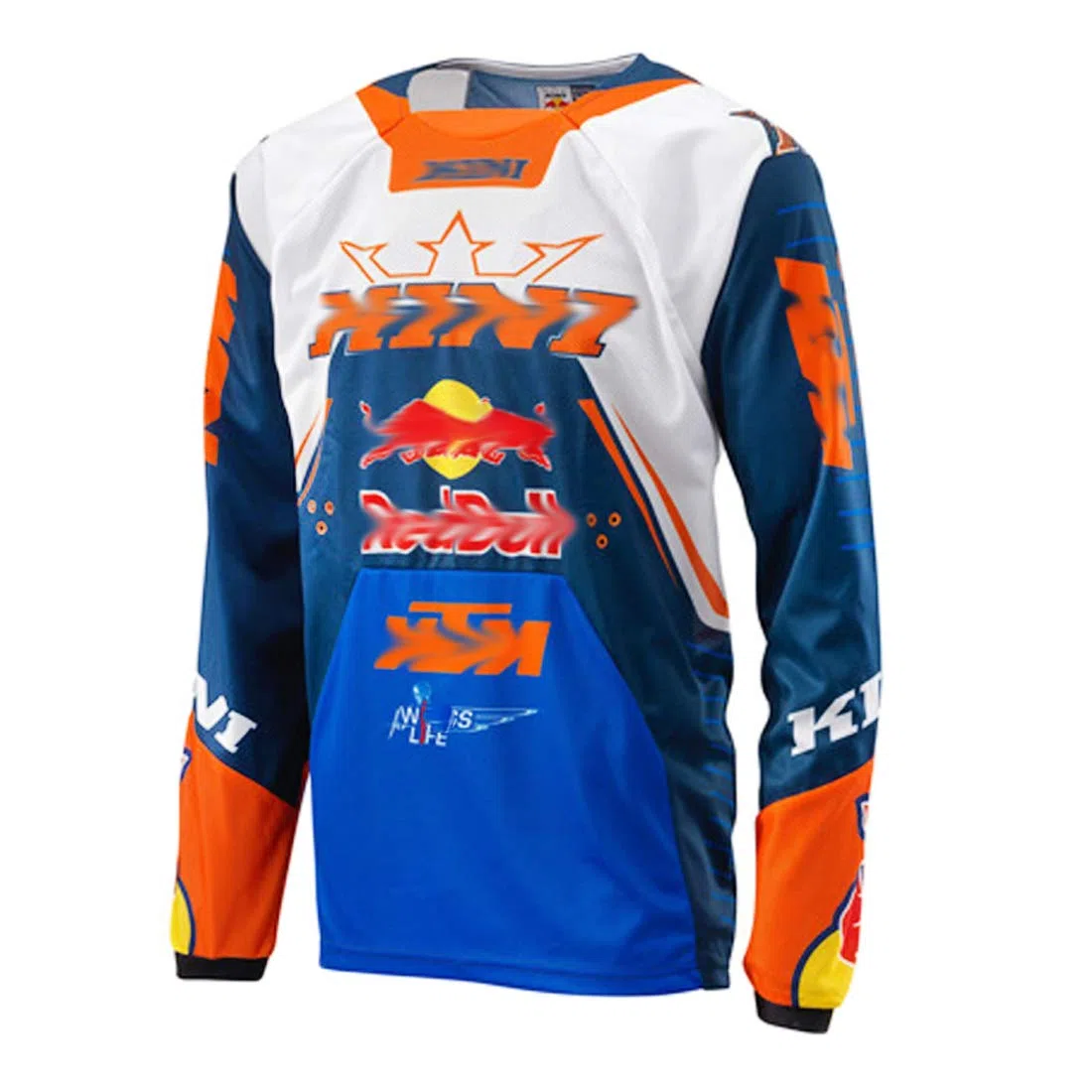 Maglia a Maniche Lunghe da Uomo per Mountain Bike, Maglia a Maniche Lunghe per Moto Fuoristrada, Maglia da MTB, Traspirante e ad Asciugatura Rapida