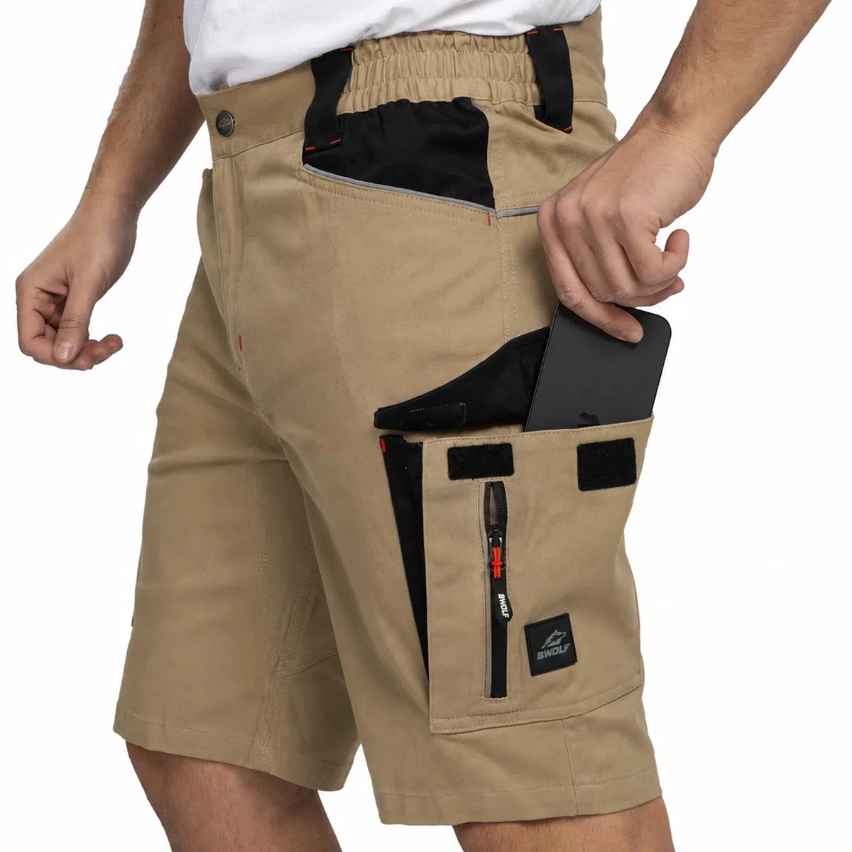 BWOLF Daytona Pantaloncini da Lavoro Uomo Estivi da Spandex e Cotone | Pantaloni Corti da Lavoro Uomo