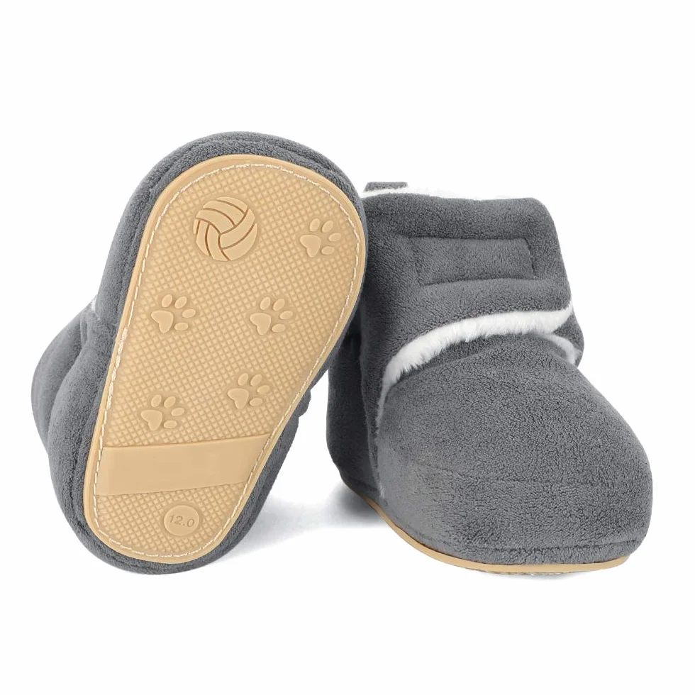 MASOCIO Unisex Stivali da Neve Neonato Invernali Stivaletti Scarpe Primi Passi con Suola Gomma Antiscivolo