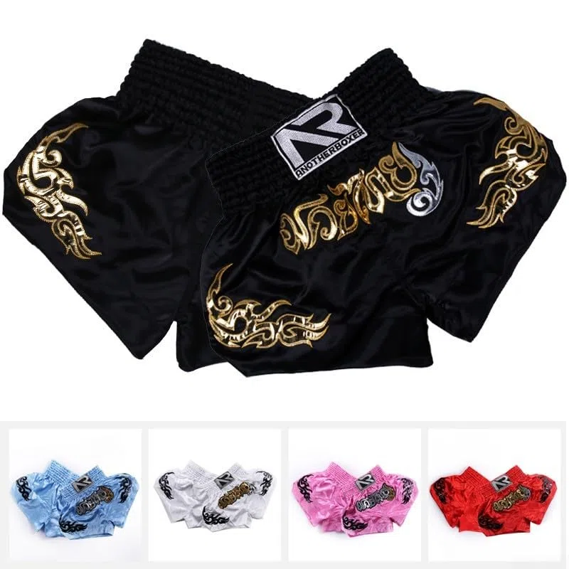 Anotherboxer - Pantaloncini da boxe traspiranti per MMA, da donna, con design elastico