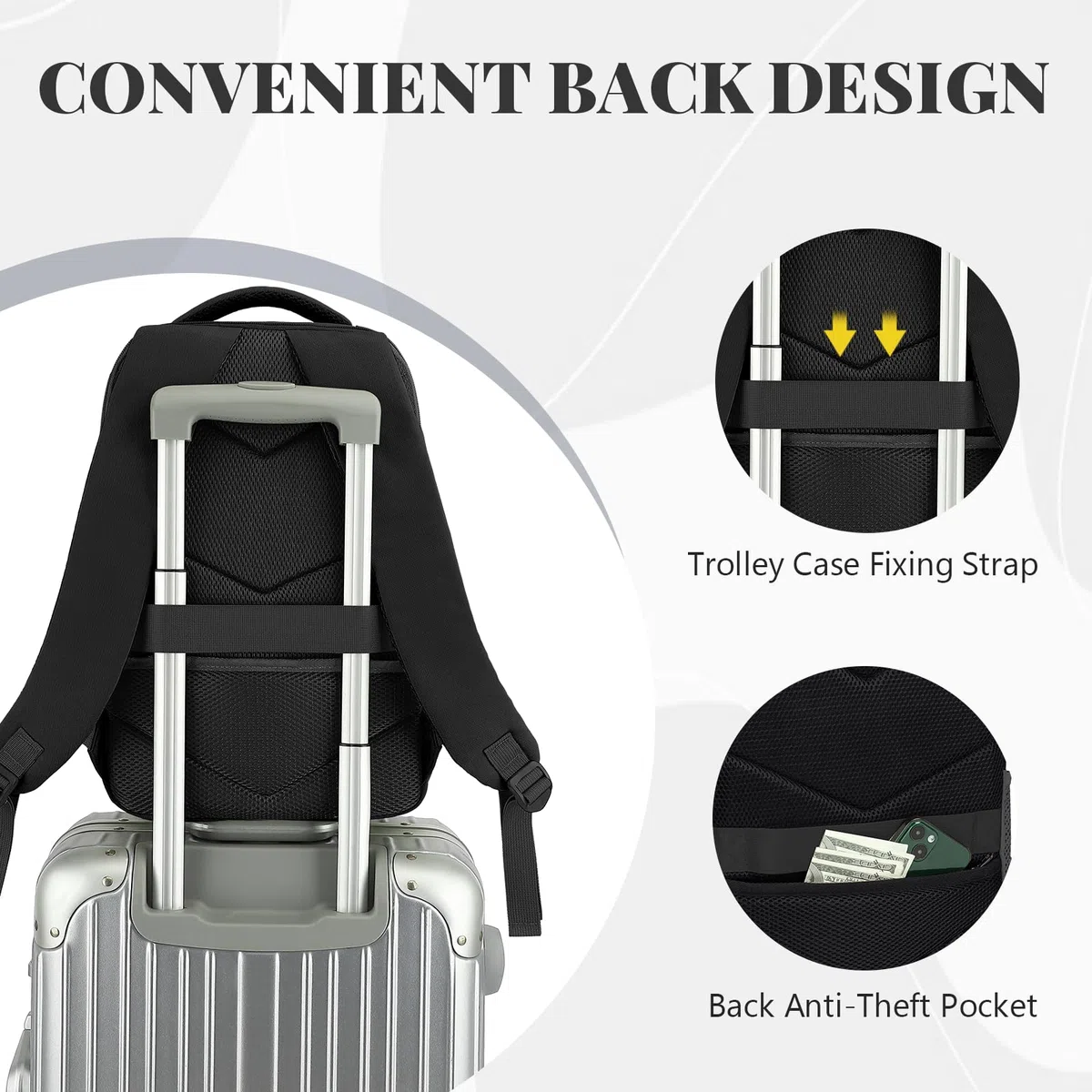 Hayayu Zaino 40x30x20 Bagaglio A Mano Zaini 40x30x20cm Da Aereo, Zaino Da Viaggio 40x20x30 Zaini Da Viaggio Aereo Bagaglio A Mano 24l Borsa Da Cabina Donna Uomo
