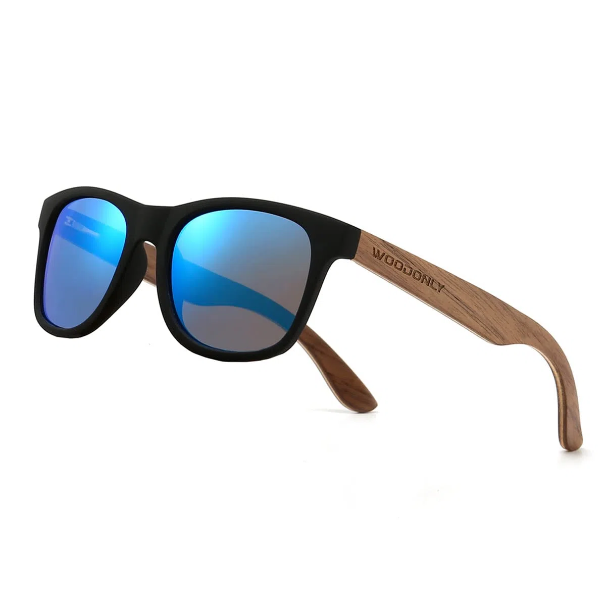 Occhiali da Sole Polarizzati in Legno Retrò - Montatura in Legno con Finitura Opaca in Stile Moderno per Uomo e Donna Regali Perfetti