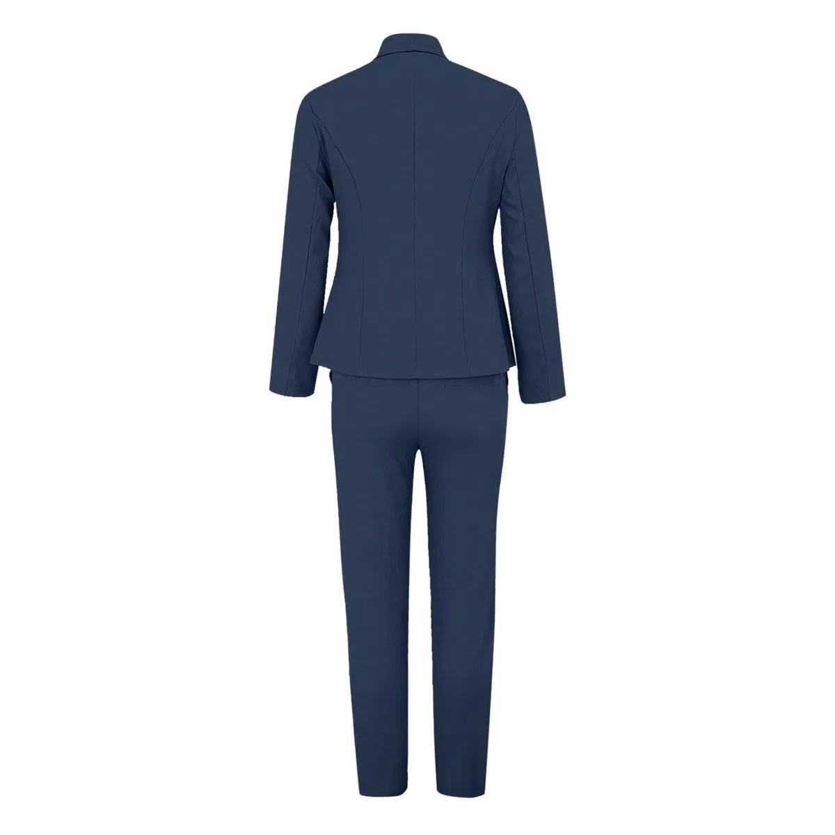 Tailleur 2 Pezzi Eleganti da Donna Business Set da Cocktail Elasticizzate Tailleur Blazer Bottone Manica Lunga Aperto Davanti Colletto Pantaloni Completo Oversize Cerimonia per Matrimoni e Feste