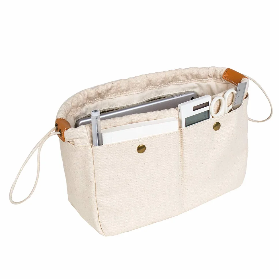 Organizer per borsetta, organizer per borse Easy con cerniera, divisorio interno per borse e tote shaper Tote Bag in Bag Organizer per borsa interna (M)