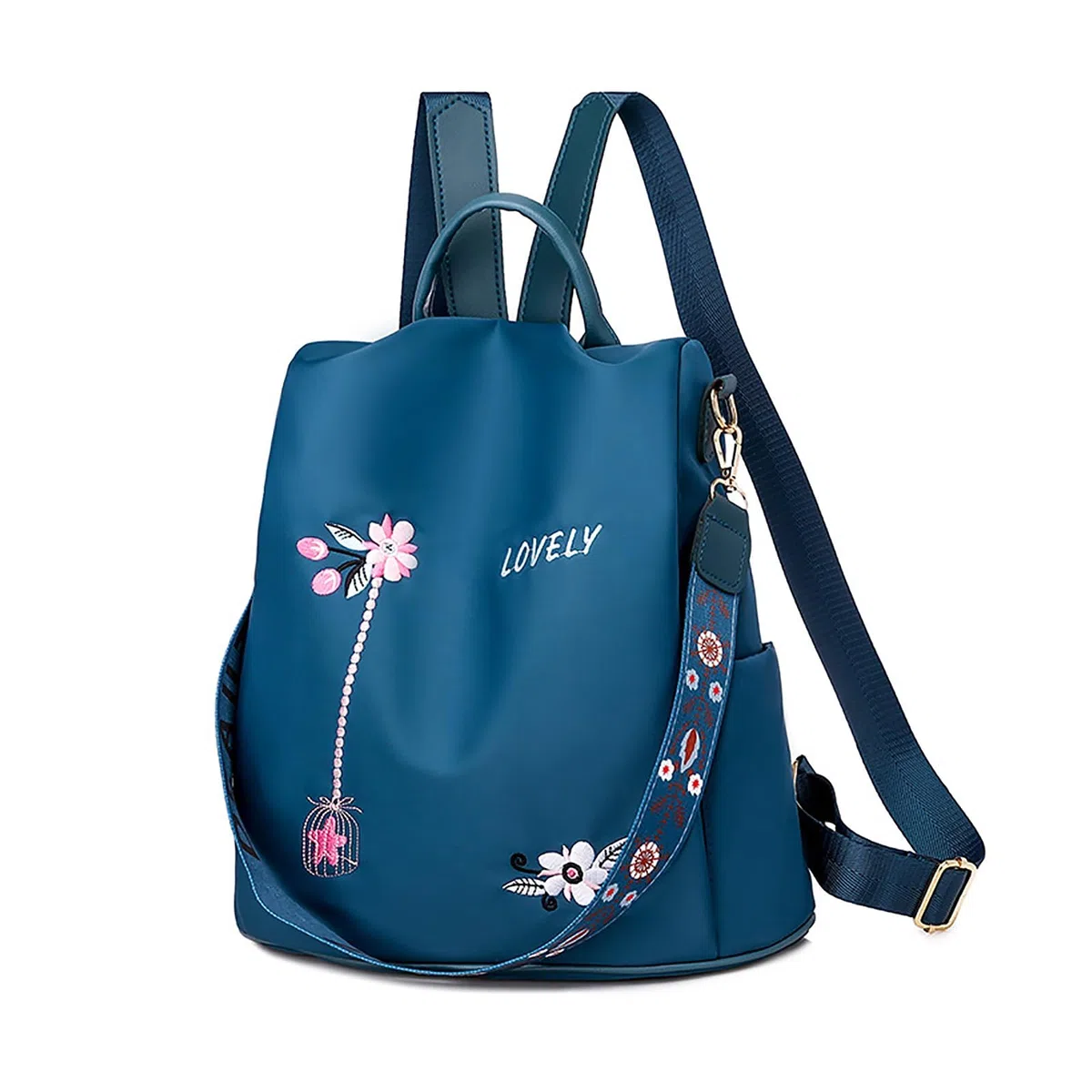 Zaino Antifurto Donna, Borse Zainetto Donna Impermeabile, Borsa a Tracolla Moda per Uscire, Lavoro, Viaggio, Scuola, Università