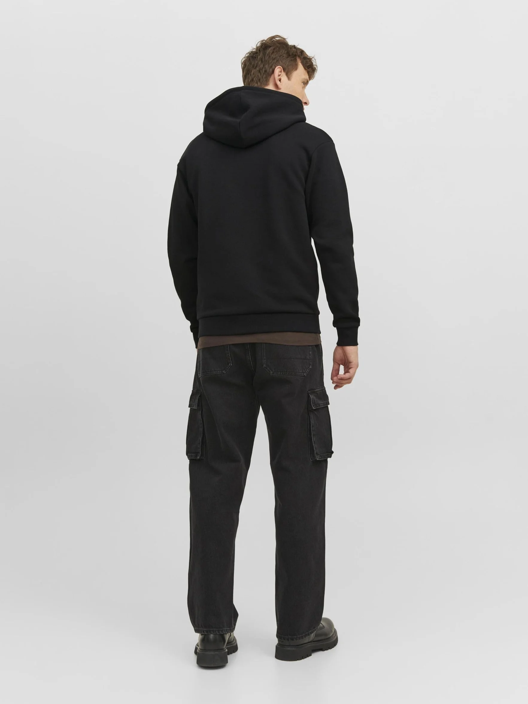 JACK & JONES Zip Hoodie Plain Zip Hoodie