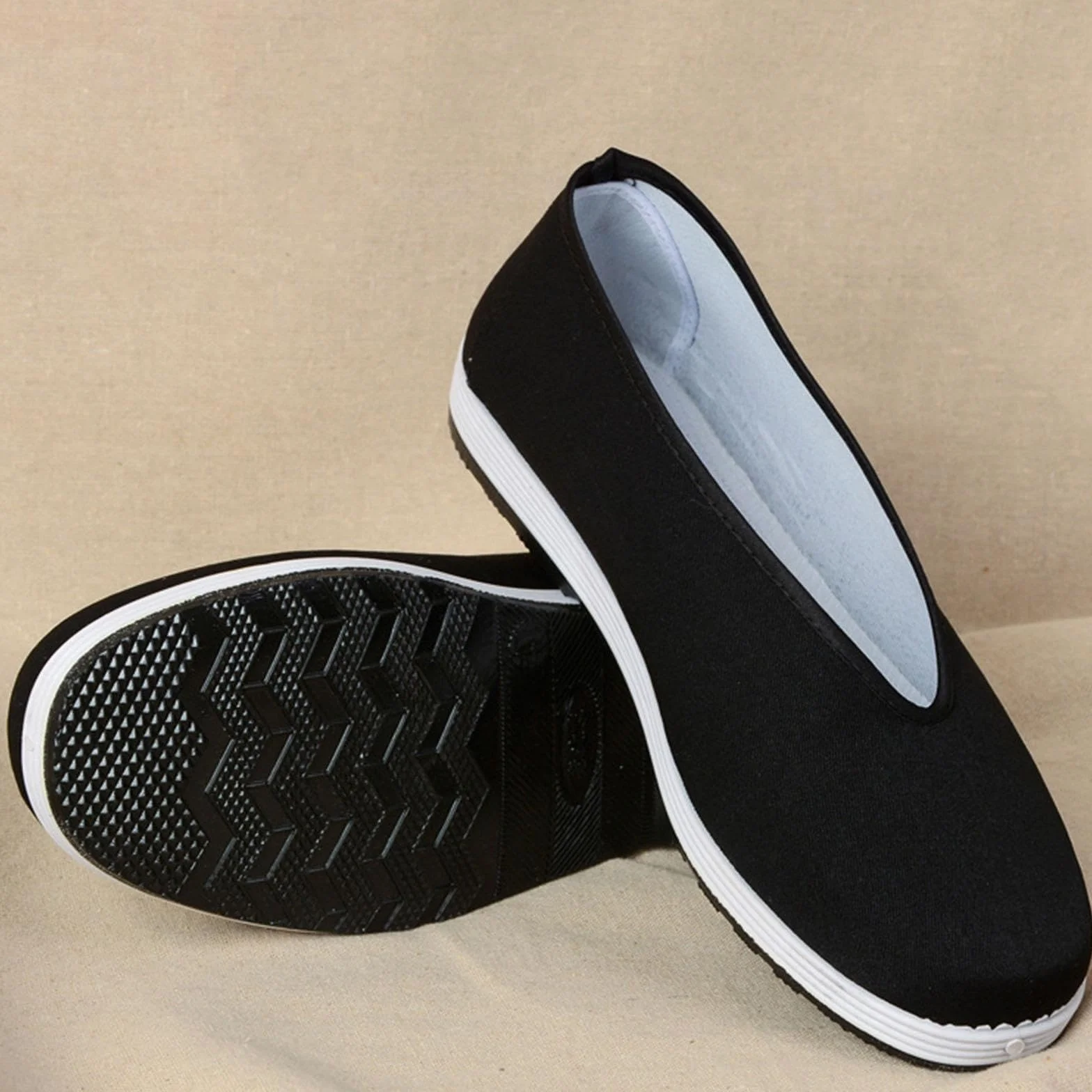 Amagogo Scarpe Kung Fu Scarpe di tela Suola in gomma antiscivolo per uomo e donna, Scarpe tradizionali cinesi traspiranti Scarpe per arti marziali