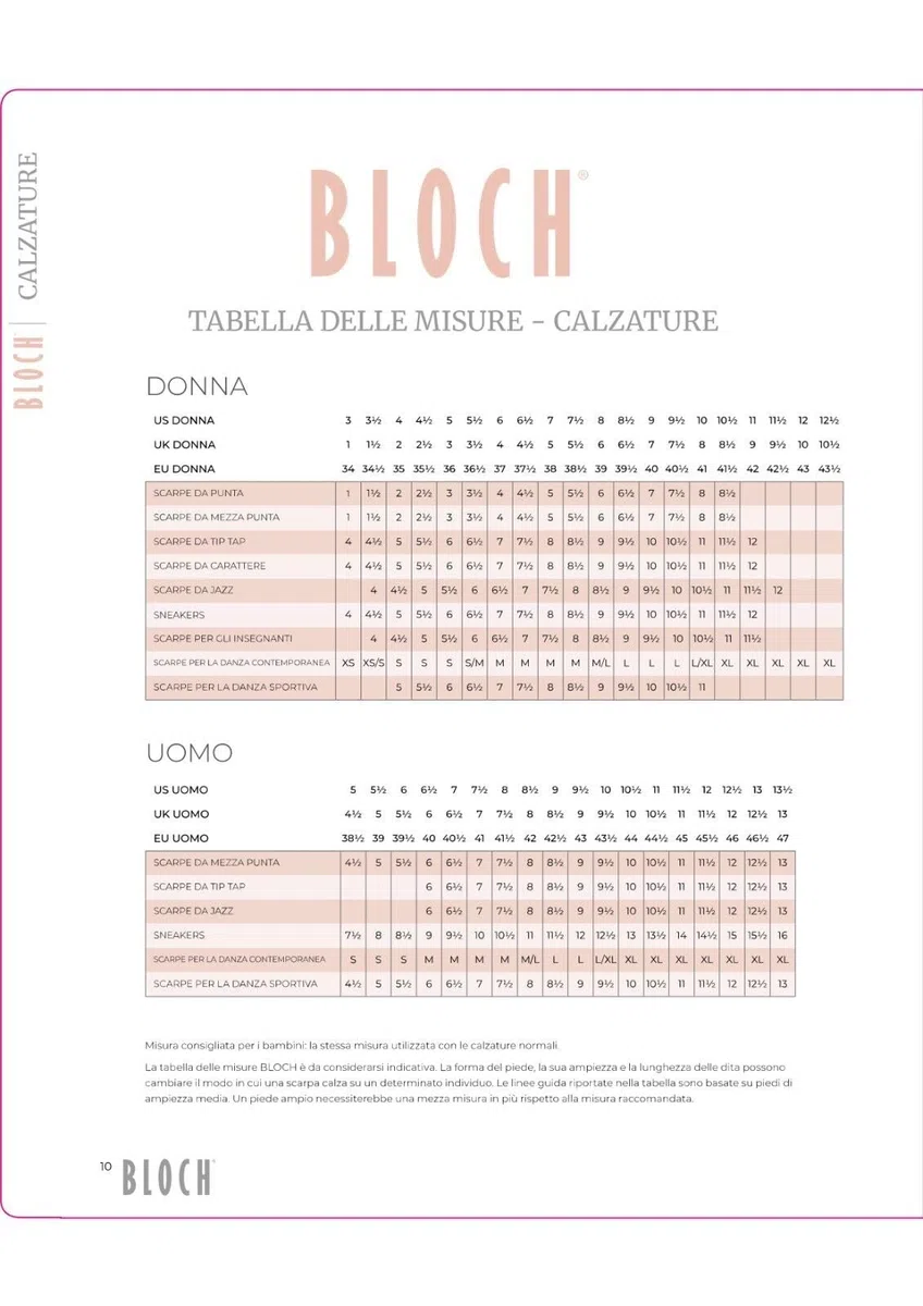 Etoile Proflex Tela S0210L per Bloch Scarpe da Mezza Punta Arco Plantare Sport Danza Classica Ballerina Relax Saggio Prova Spettacolo Elasticizzata Piede Ballo Insegnante