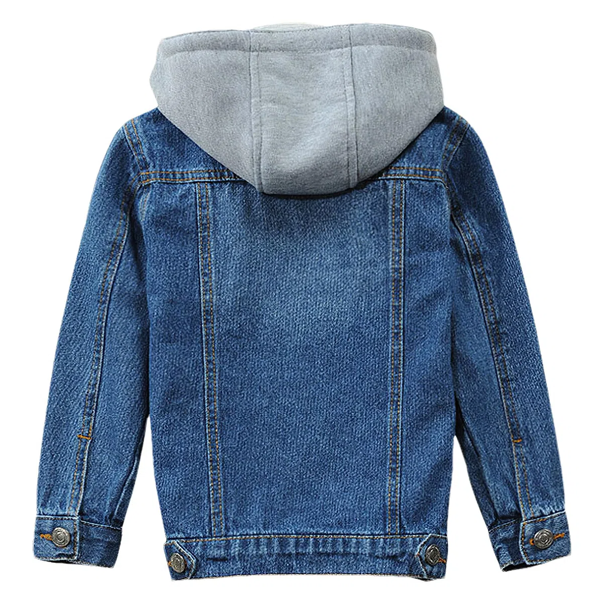amropi Bambini Ragazzi Giacca di Jeans con Cappuccio Denim Giubbotto Casual Giubbino Jacket