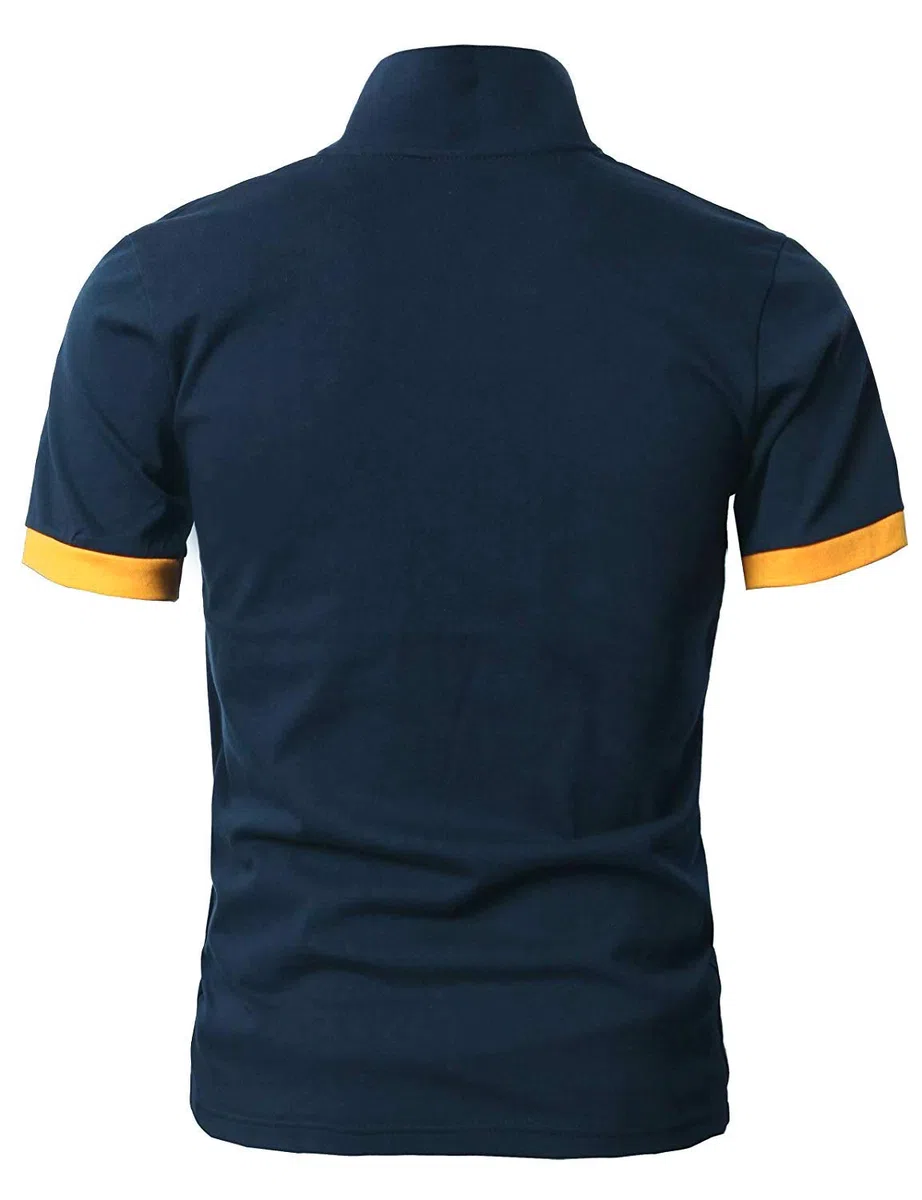 Polo Uomo Manica Corta Ricamo di Giraffa Estive T-Shirt M-3XL Maglietta Camicia Abbigliamento da Lavoro