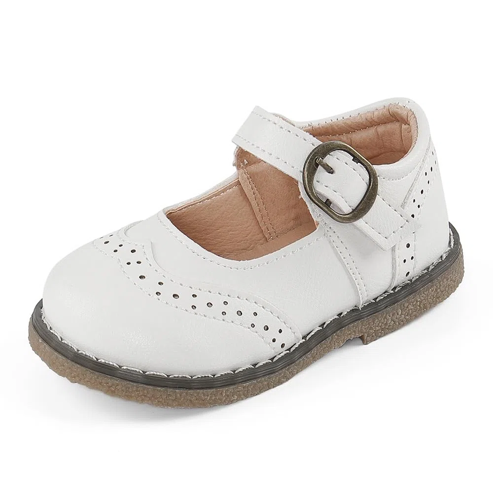 Scarpe Mary Jane Basse Bambina 1-5 Anni Ballerine Bimba Suola di Gomma