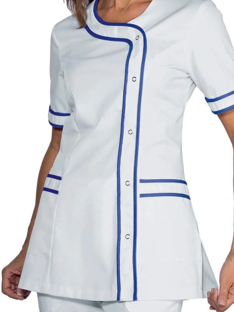 Isacco 005806 Brasilia Casacca, Taglia L, Bianco/Blu Cina