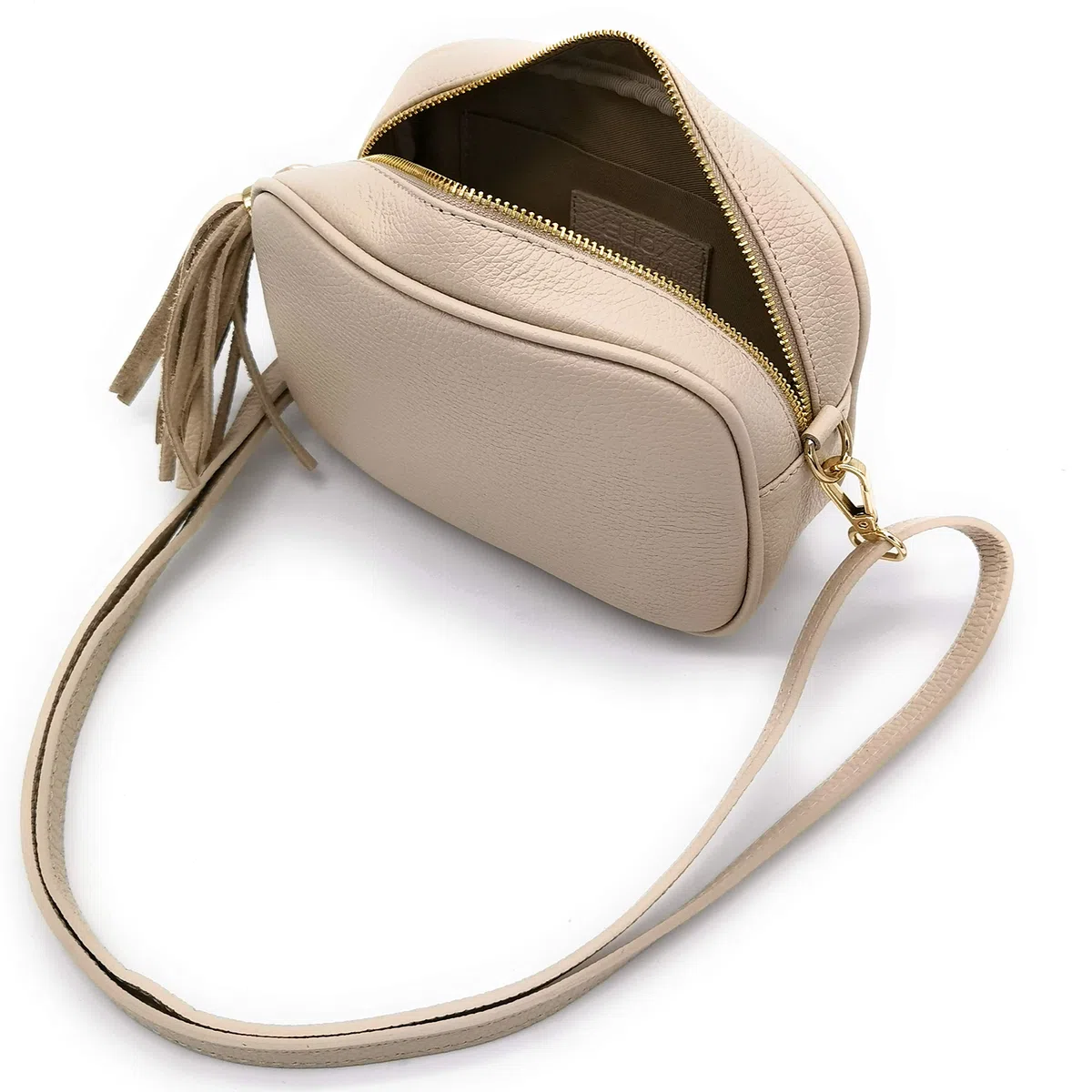 ELIOX Borsa Donna Vera Pelle Made In Italy Piccola Borsetta a Tracolla Elegante Moda Crossbody Bag Genuine Leather