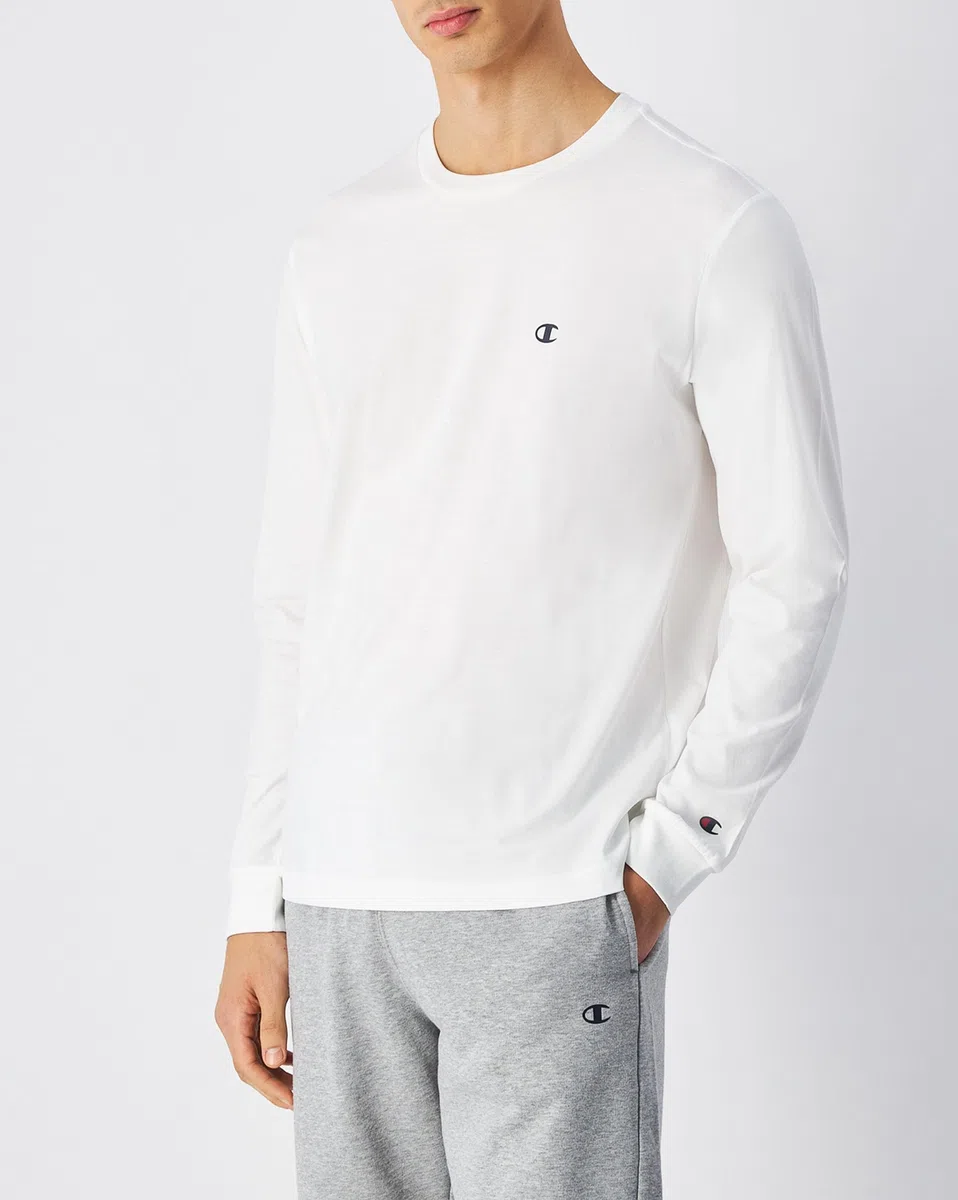 Champion Legacy Champion Basics - L-s Crewneck Maglietta a Manica Lunga Uomo
