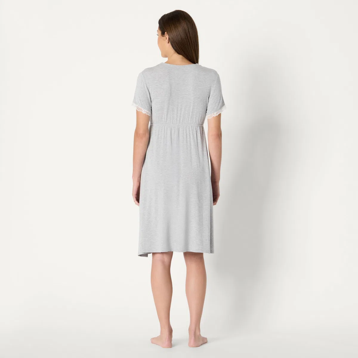 Amazon Essentials Donna Camicia da Notte in Morbido Modal per Allattamento e maternità