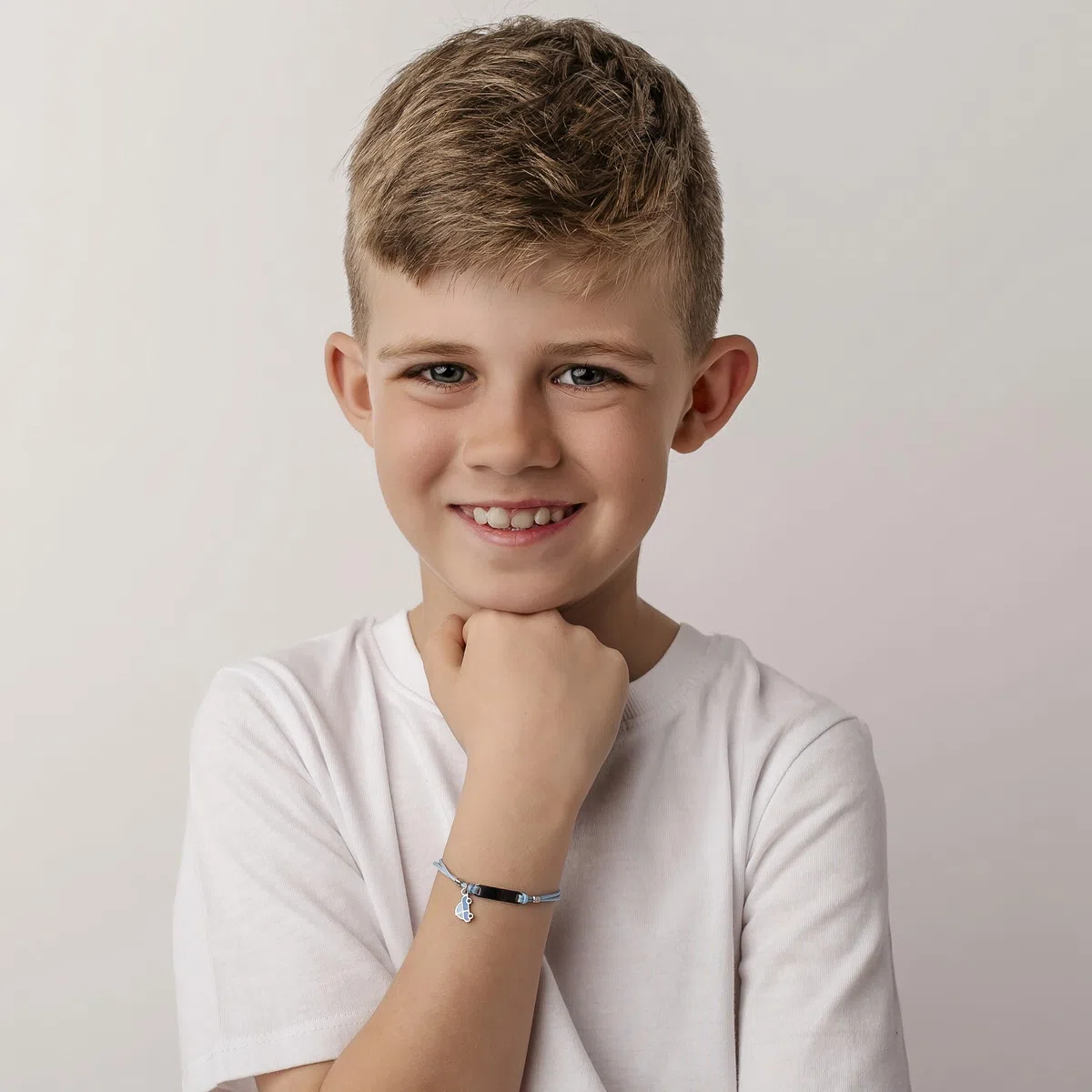 Sakrami Bracciale Argento 925 Bimbo Cordoncino Azzurro Macchinina Kids Collection + Confezione Regalo Personalizzata - Braccialetto per Nascita Comunione o Battesimo