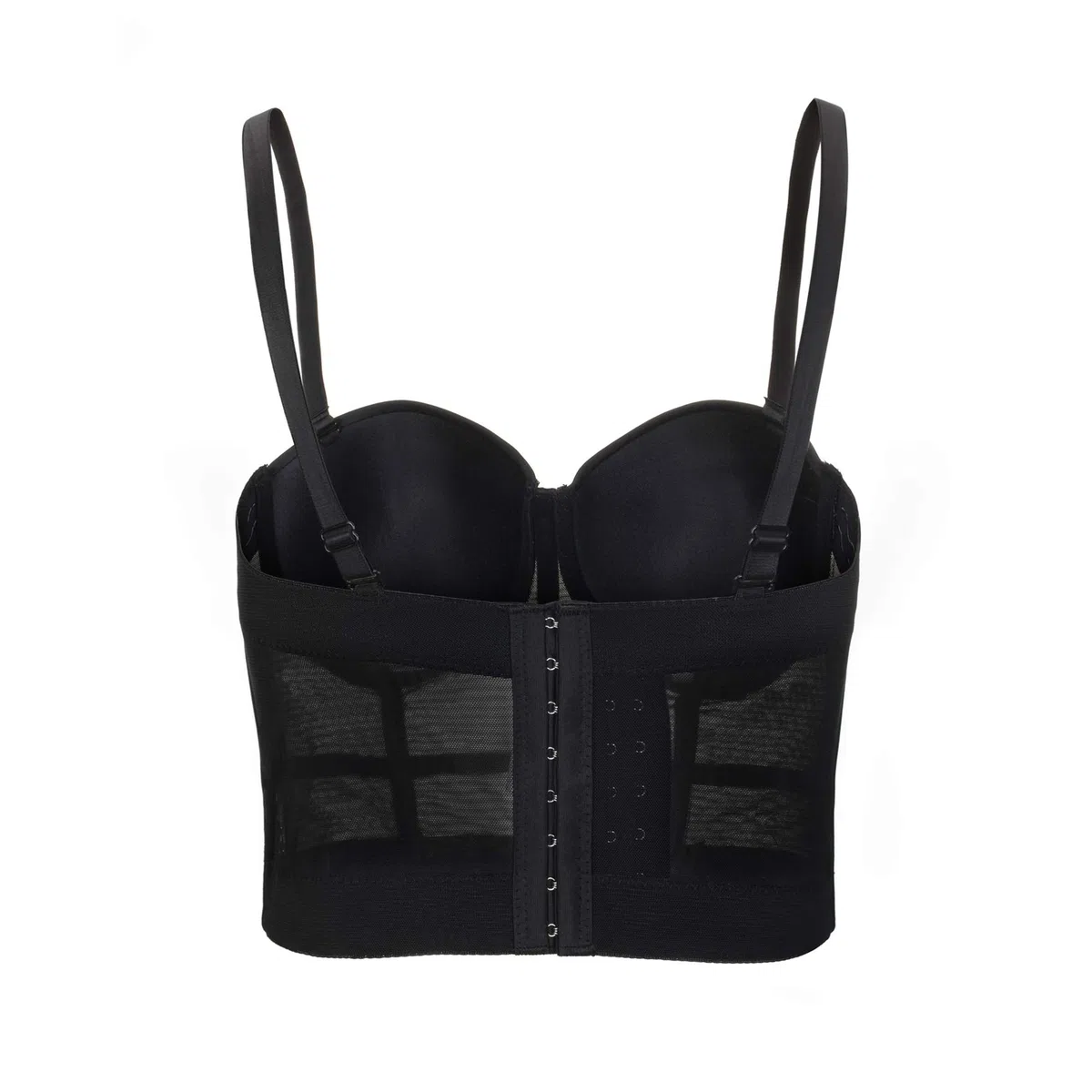 Corsetto da Donna con Reggiseno,Top Corto con Bustino di Strass
