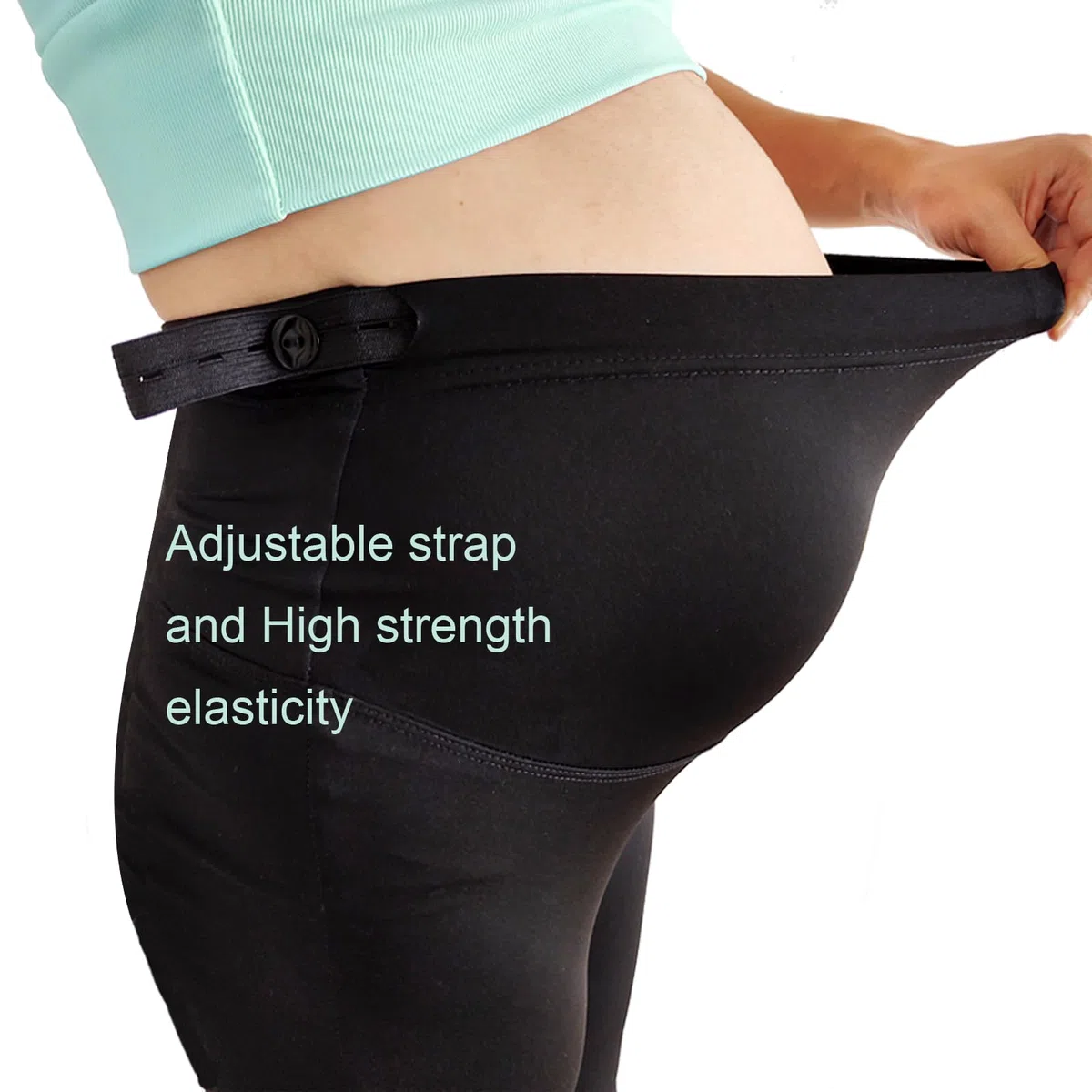 Alled Leggings Premaman sul Pancione, Leggings Premaman Morbidi e Burrosi Flare, Pantaloni Premaman da Donna Yoga Bootcut in Gravidanza per Lavoro Lounge Sportivi