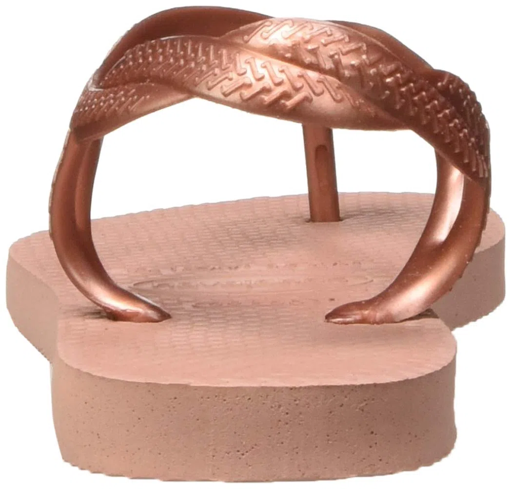 Havaianas - Kids Flores, Infradito, Comode, Resistenti E Divertenti, Suola Con Stampa Floreale, Cinghie Metalliche E Suola Antiscivolo, Bambine e ragazze