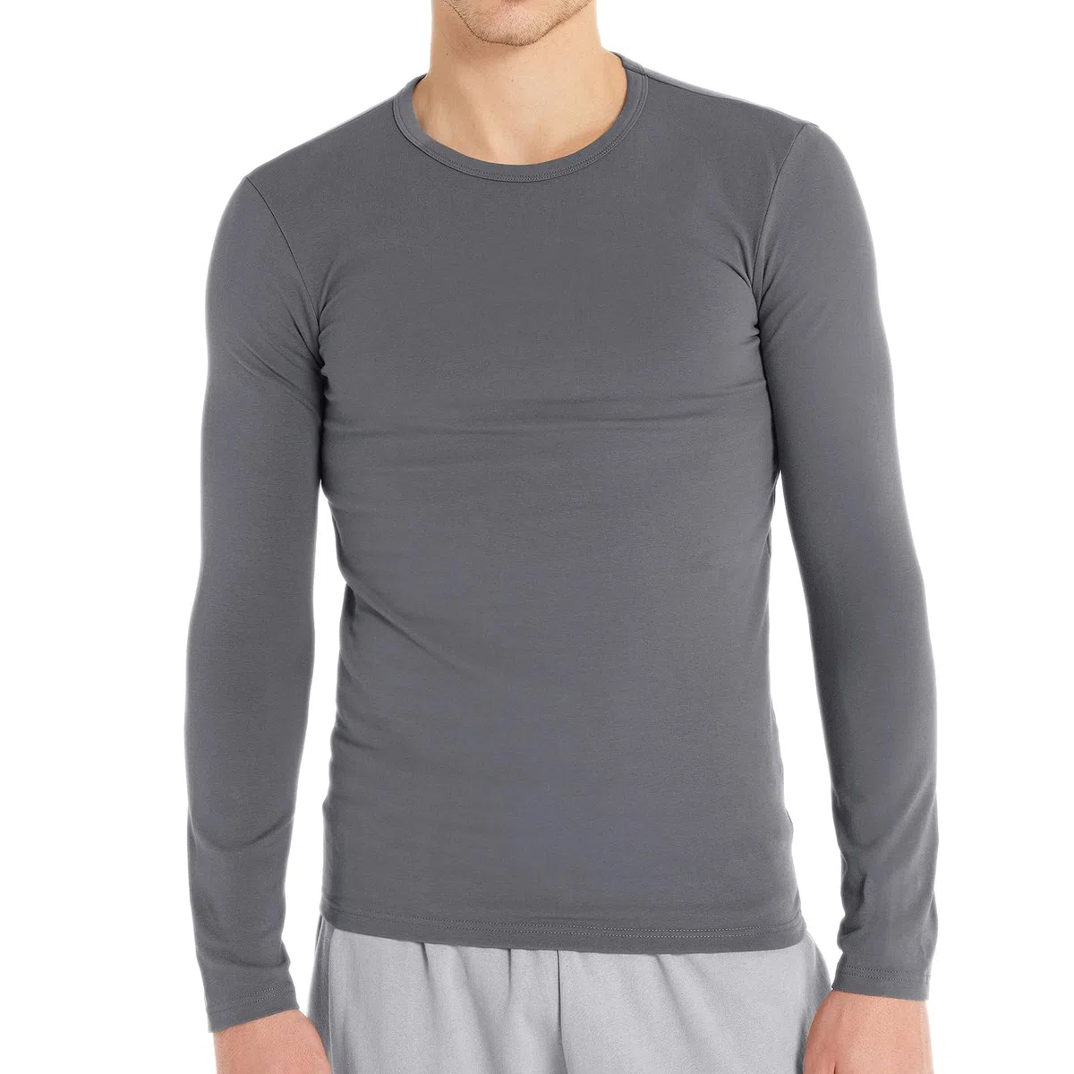 Magliette da Uomo 100% Cotone Caldo Felpato Pacco da 3 Pezzi T-Shirt Uomo Maniche Lunghe Magliette e Canottiere Intime Made in Italy