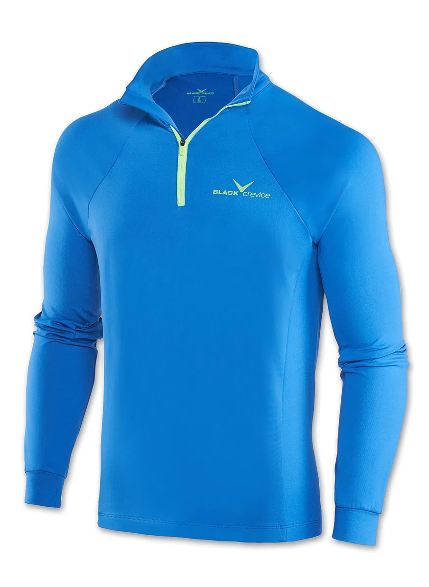 Black Crevice, BCR1120, Maglia Funzionale a Maniche Lunghe Uomo, Ideale Come Dolcevita per Sport Invernali